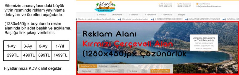 mersin konaklama reklam ver